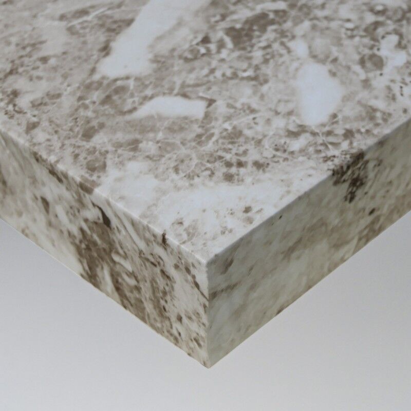 Dimexact - Rouleau adhésif effet marbre naturel beige mat Eco - 122 cm x 0.5 m - En Rouleau