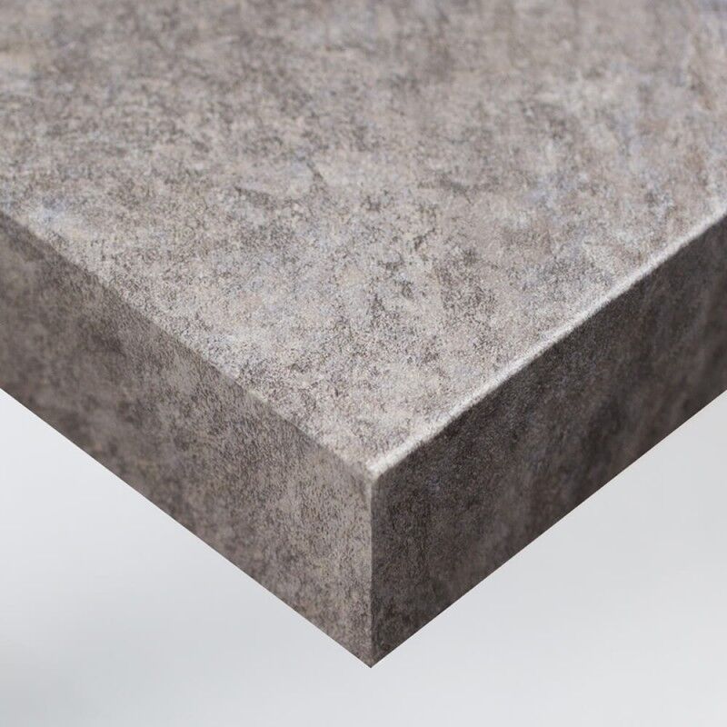 DIMEXACT - Papier peint adhésif effet pierre grise rustique - 122 cm x 0.5 m - En Rouleau