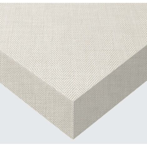 DIMEXACT - Vinyle adhésif effet tissu à chevron beige - 122 cm x 0.5 m - En Rouleau