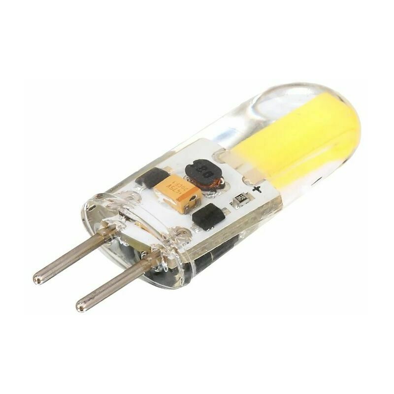 Dimmable GY6.35 led dc 12V Silicone led cob Ampoule 3W Remplacement Lampe Halogène, Modèle: Blanc Froid Ampoule spécifique S'arêern