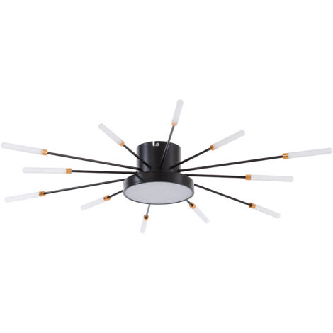 Dimmable LED Ceiling Light Fixture with Remote Control