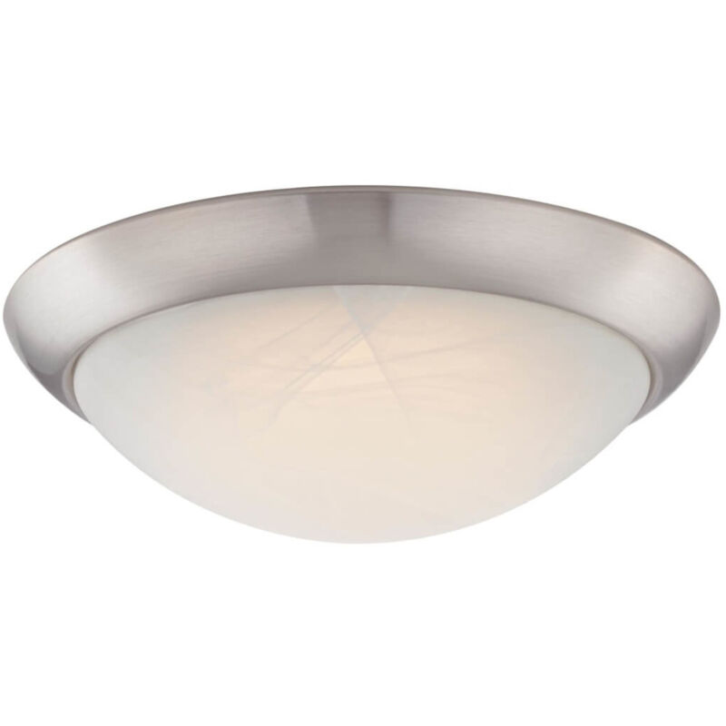 Dimmable led Flush Mount Ceiling Light Nickel