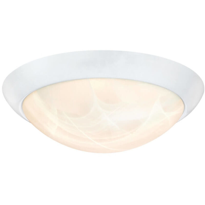 Dimmable led Flush Mount Ceiling Light Satin White