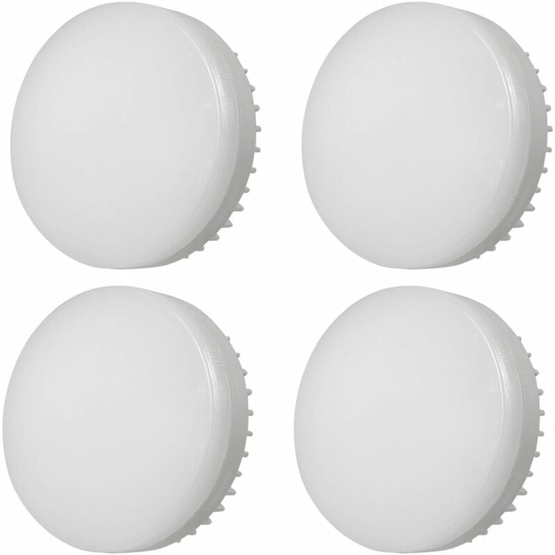 Ersandy - Dimmable led GX53 7W 85-265V lumière d'armoire Applique murale en aluminium moulé sous pression 4pcs blanc froid 6000K
