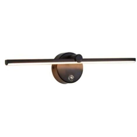 Dimmable LED Mirror Light with Switch, 300° Rotating Bathroom Wall Light, 5W 4000K LED, 41cm