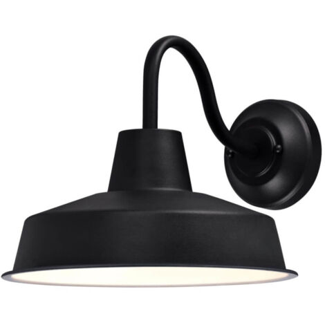 Dimmable LED Outdoor Wall Light Academy Black