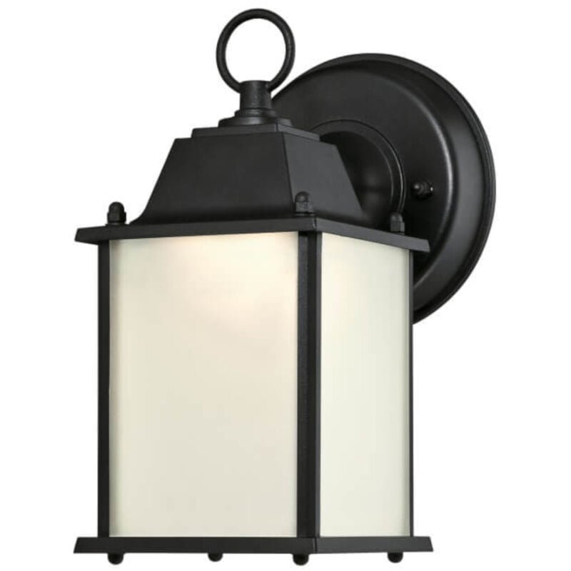 Dimmable led Outdoor Wall Light Black Lantern