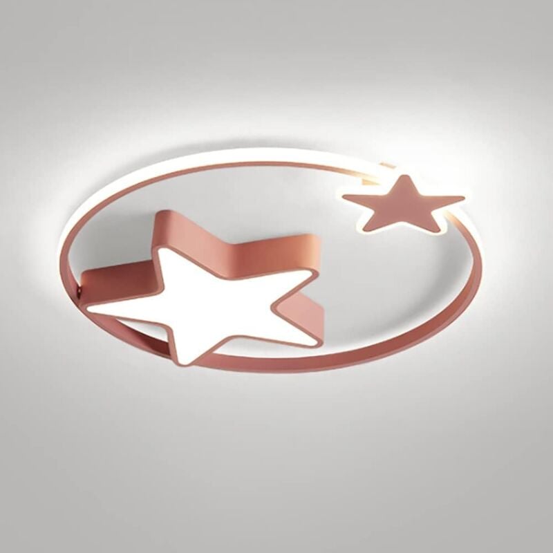 Dimmable star-star led plafonnier chambre D'enfants plafonnier avec télécommande