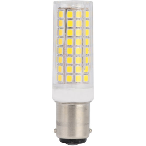 Dimmbare BA15D-Lampe, 1000 lm, 102 LEDs, für Kronleuchter und Deckenleuchten, Kaltweiß, 10 W, 110 V, 360°-Beleuchtung