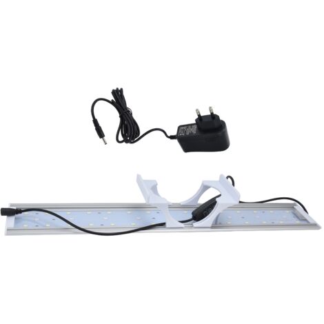 Dimmbare LED-Aquarienleuchte mit Fernbedienung, RGB-Beleuchtung mit Farbwechsel, 220-V-EU-Stecker