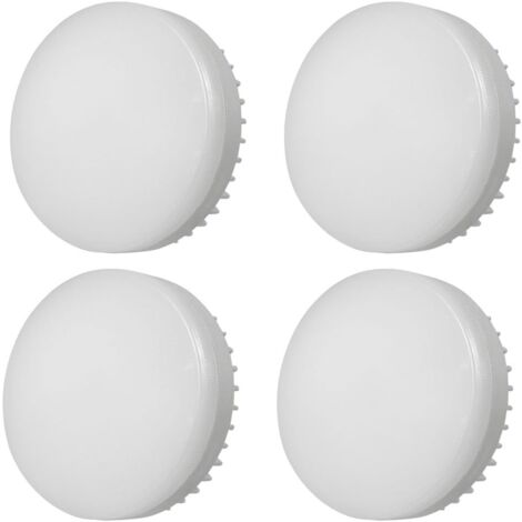 Dimmbare LED GX53 7W 85-265V Schrankleuchte. Wandleuchte aus Aluminiumdruckguss, 4 Stück, kaltweiß 6000K