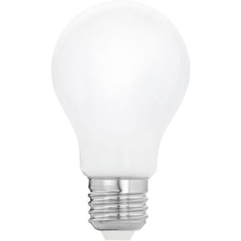 Dimmbare LED-Lampe E27, Milchglaslampe, 4 Watt, 806 Lumen, warmweiß, 2700 Kelvin, A60, Ø 6 cm