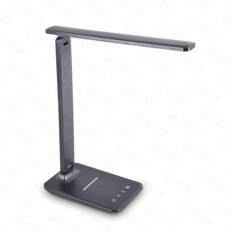 Dimmbare LED-Schreibtischlampe, Leselampe mit USB-Ladeanschluss, 5 Beleuchtungsmodi, berührungsgesteuerte Schreibtischlampe, faltbare Nagellampe zum Lernen, Arbeiten und Lesen