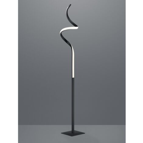 Dimmbare Led Touch Stehleuchte Course H145 cm Anthrazit Trio Lighting
