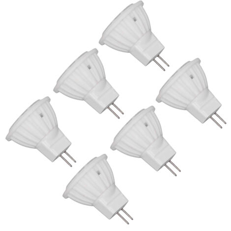 dimmbare MR11 4W GU4 LED-Lampen mit zwei Stiften, 360 lm, 6000 K Weißlicht für Gartenwege und Landschaftsbeleuchtung, 220 V