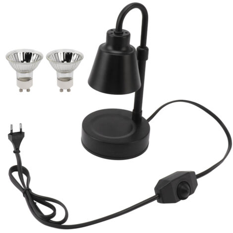 Dimmbarer Kerzenwärmer mit GU10-Glühbirne, Schlafzimmerdekoration, Weihnachtsgeschenk, Wohnaccessoires, 110–220 V EU-Stecker