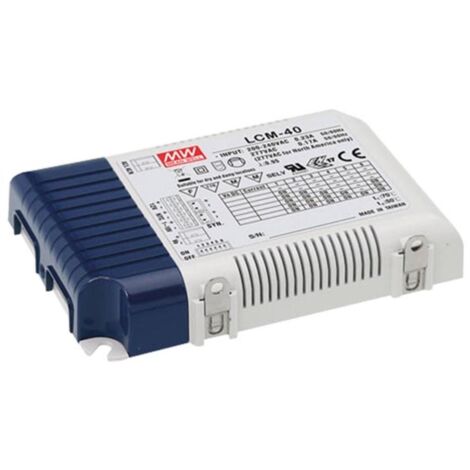 DIMMBARES LED-NETZTEIL - KONSTANTSTROM - 40 W - EINSTELLBARER AUSGANGSSTROM MIT PFC