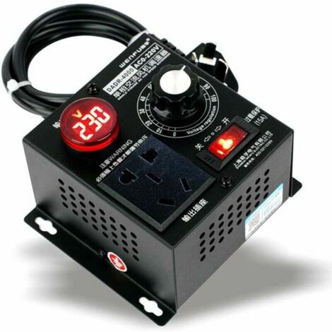 Dimmer, AC 220 V 9 A 4000 W SCR Spannungsregler Motor Lüfterregler Geschwindigkeitsregler Dimmer