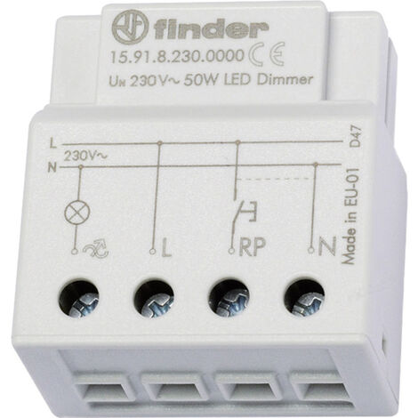 Dimmer Auf-/Unterputz Finder 15.91.8.230.0000  230 V/AC    1 St.