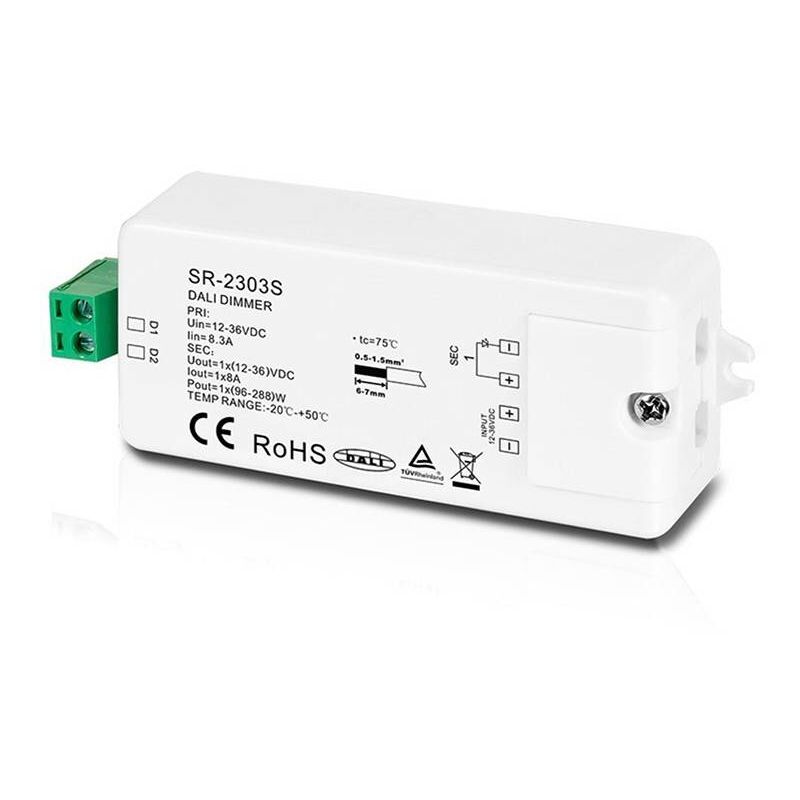 

Dimmer DALI Mini 1ch 8A 12-36V Voltaje constante