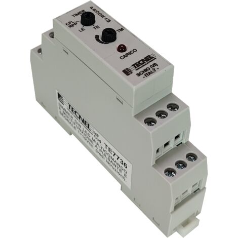 Dimmer Din 1 Modulo Led 100W Resistivo 300W 230V ( TECNEL cod. TE7736 )