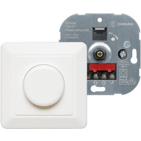 Dimmer Ehmann 3960c0120 bianco puro per interni