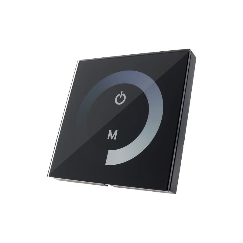 

Dimmer Empotrable Táctil Unicolor para Tiras LED 12/24V Negro | IluminaShop