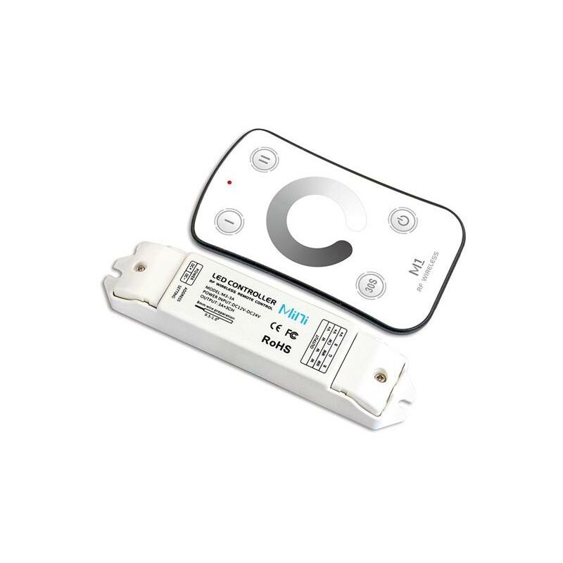 Image of Ltech SINGLE CHANNEL LED DIMMER - WITH RF REMOTE CONTROLLER