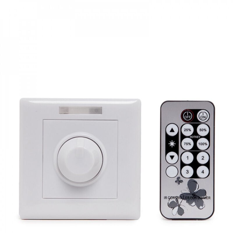 

Dimmer LED 12-24VDC ► 96-192W Mando a Distancia (TB-LEDDIM-CREM-12V)