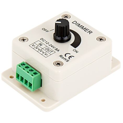 Dimmer led strip electro-dh 8 amp 12v 24v