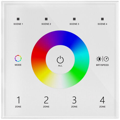 Dimmer Master DMX Touch RGB 4 Zonen RGB