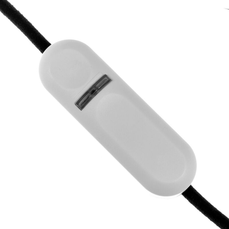 Creative Cables - Dimmer pour led et ampoules traditionnelles bouton Blanc - Blanc