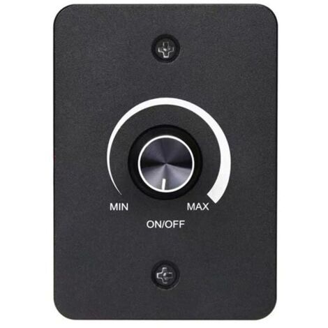 Dimmer PWM LED-Dimmschalter DC 12 V 5 A, Dimmen von 0 % bis 100 %, geeignet für Wohnmobile, Anhänger, Lieferwagen, LKW, Autos, Boote