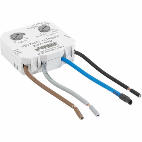 Dimmer retrofrutto Vemer EN.La REGLA para el control de luces VE773400