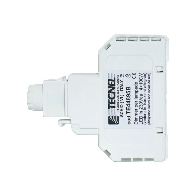 Dimmer mit umsteller für LED-lampen Keystone Weißen TE44895B - Tecnel