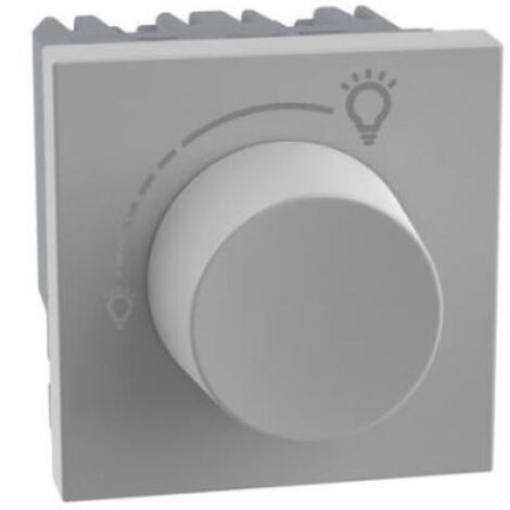 Dimmer universale bticino matixgo rotativo 2 moduli grigio - jg4415