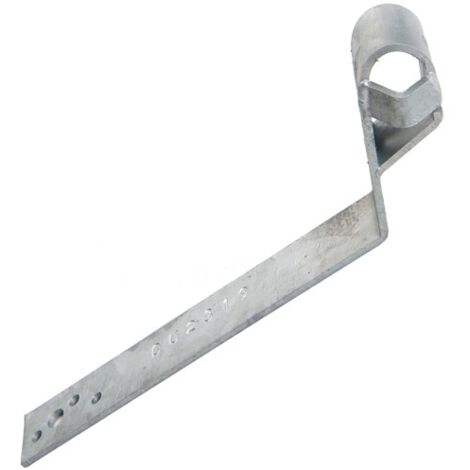 DIMOS - Ancrage bas de toit galva forte pente L 40cm spécial mini-crosse - 55 mm