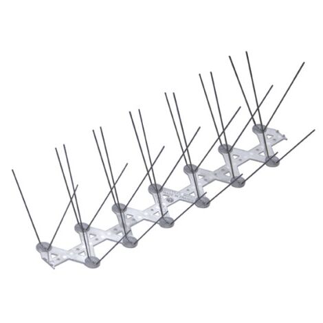DIMOS - Anti-pigeons et mouettes pics 24 brins L 50cm h 115mm - carton 25ml - 500 mm