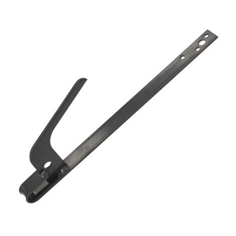 DIMOS - Crochet de sécurité plat gris graphite RAL 7024 - 465 mm
