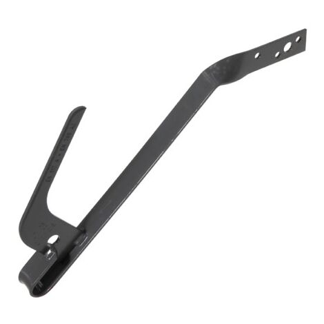 DIMOS - Crochet de sécurité torsadé gris graphite RAL 7024 - 450 mm