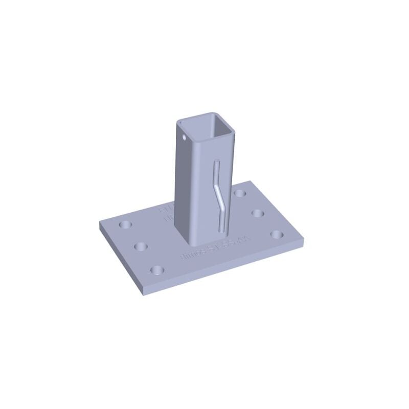 Support i 355 pour potelet carré 30x30mm (hors fixation) - 160 mm - Dimos