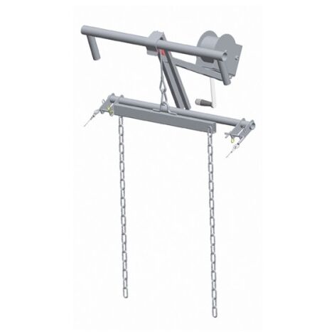 DIMOS Treuil de Levage Manuel 30m : Installation Goulottes & Chantier - 650 mm