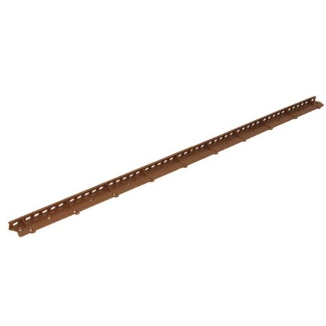 DIMOS - Ventilation basse brune pour ardoise et tuile plate L 1m h 15mm - 1000 mm