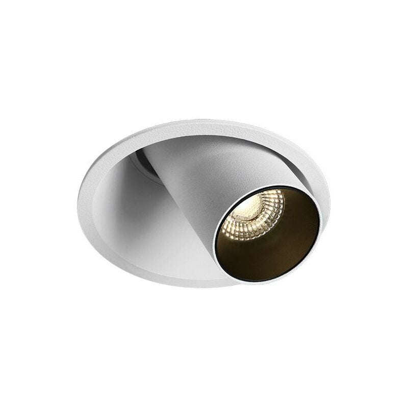 Plafonnier Orientable led D91 7W Blanc Sablé Hors Transfo zambelis fs - 36 ° - Blanc chaud - 3000K