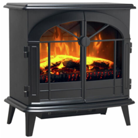 Dimplex Leckford Freestanding Electric Stove Matt Black Lec20