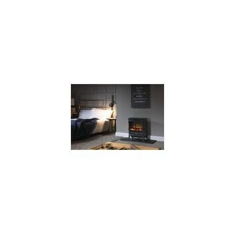 main image of "Dimplex Springbourne 2 kw Optiflame Electric Stove Coal Effect Black Livingroom Fire with Remote Control"