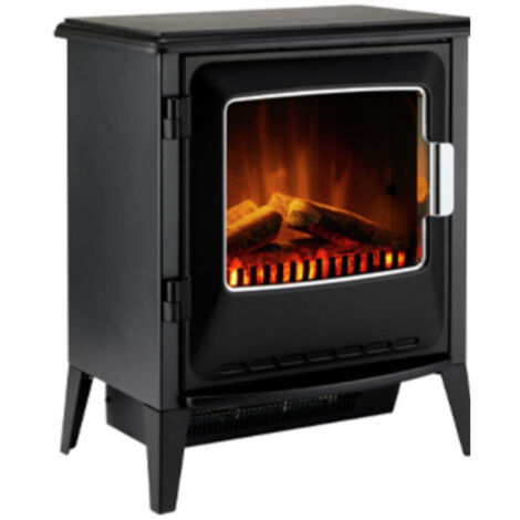 Dimplex The Lucia Medium Electric Freestanding Stove LUC20 Matt Black Cast Iron Effect