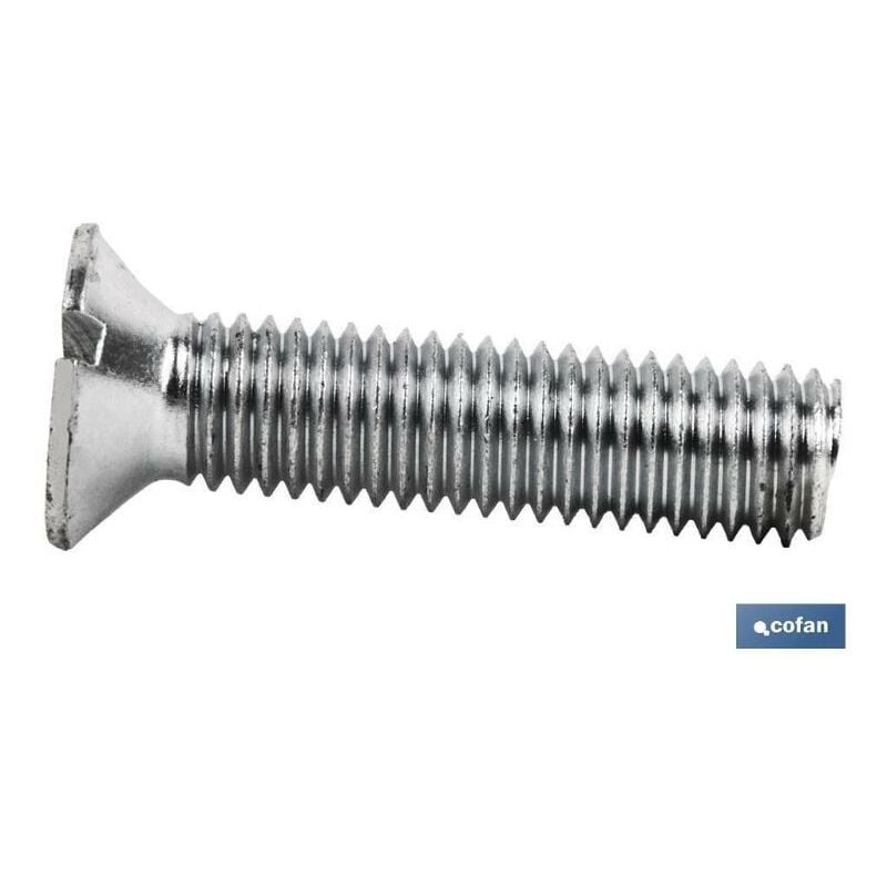 Din 963 m-8 x 70 inox a2 caja 50 unid. , Tornillo din 963 inox A-2 - Cofan