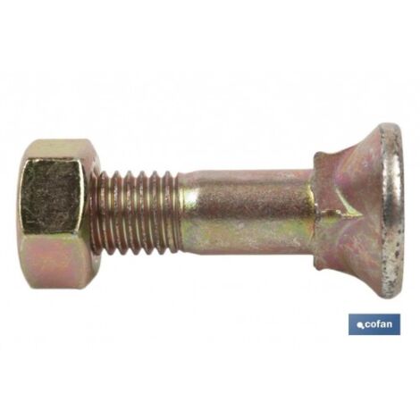 DIN-608/934 C-8.8 M-7/16X80 BICROMATADO + TUERCA - COFAN