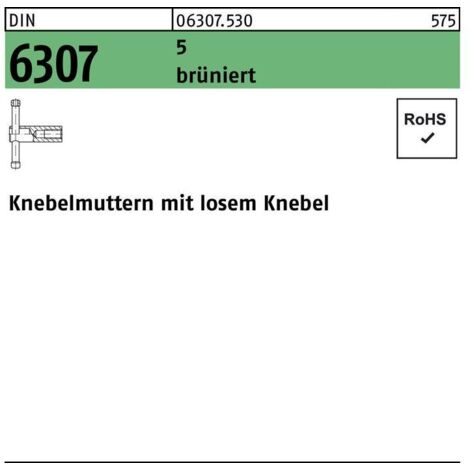 DIN 6307 m.losen Knebel